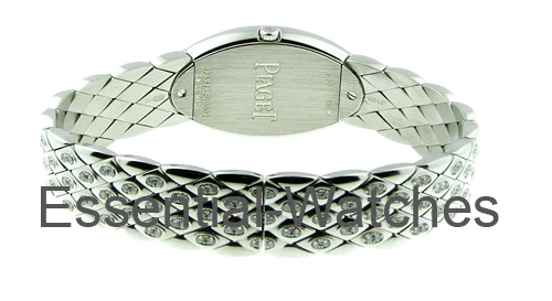 Piaget Limelight Oval with Pave Diamond Bracelet and Case - 28098 - Essential Watches