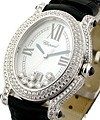 Chopard Happy Sport Oval with Pave Diamond Case and Bezel 27/7134-23