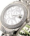 Rolex New 81339 Masterpiece Mid Size White Gold with Diamond Bracelet