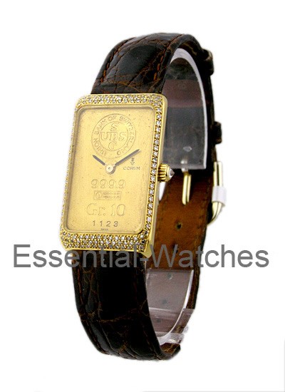 Corum Swiss Ingot - with Diamond Case - 10 Grams - - Essential Watches