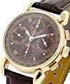 Klassik Chronograph in Rose Gold Rose Gold on Strap with Burgundy Dial CH7401R