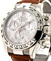Rolex New White Gold DAYTONA on Strap 116519 116519