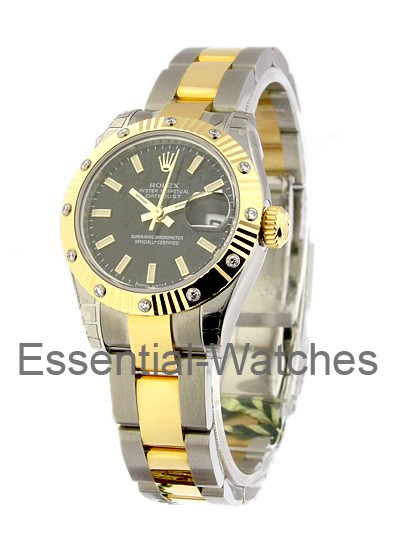 Rolex Lady's 2-Tone Datejust with Oyster Bracelet 179313 - 179313 - Essential Watches