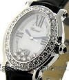 Chopard 27/7000-2311WMP  Happy Sport Oval with large Diamond Bezel