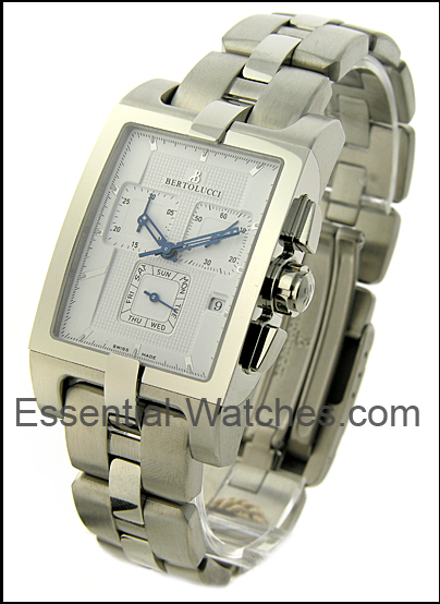 Bertolucci Rectangel Chronograph -  893.55.41.10B - Essential Watches