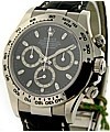 Rolex New White Gold DAYTONA on Strap with Deployant 116519 116519